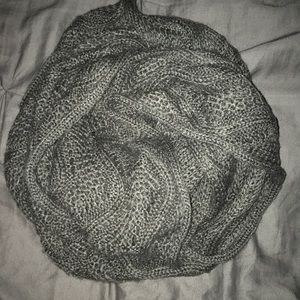 Grey infinity scarf